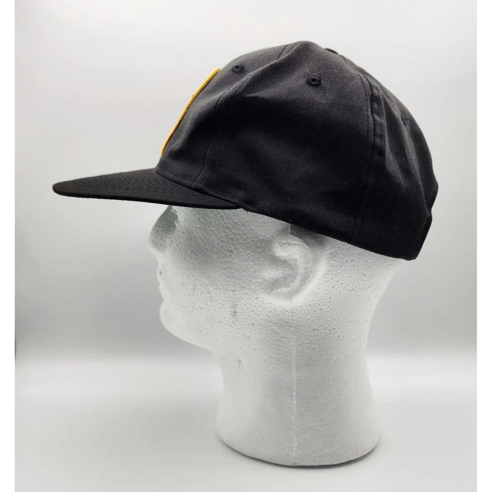 VINTAGE ATT HAT US MARINE CORPS BLACK‎ ONE SIZE